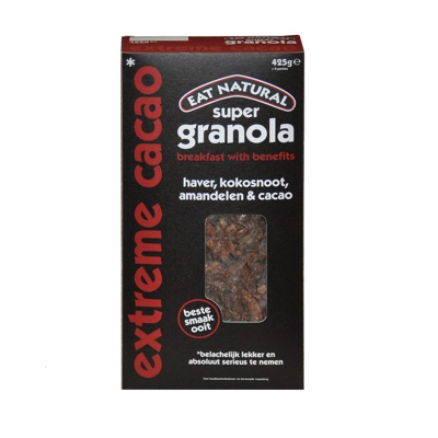 Afbeelding van Eat Natural Granola Extreem Cacao, 425 gram