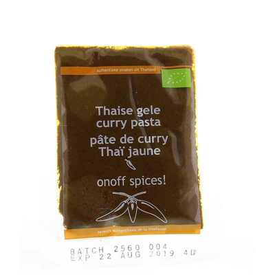 Afbeelding van Onoff Thaise gele currypasta 50 g