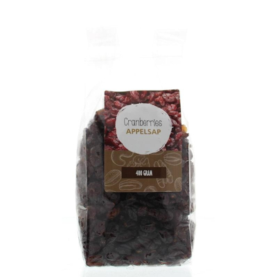 Afbeelding van Mijnnatuurwinkel Cranberries gezoet met appeldiksap 400 g