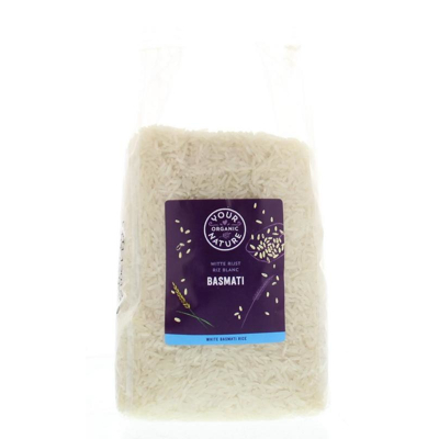 Afbeelding van Your Organic Nat Basmati rijst wit 1 kilog