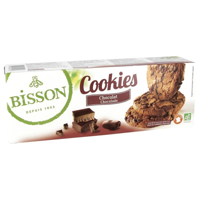 Afbeelding van Bisson Cookies Chocolade Stukjes Bio, 200 gram
