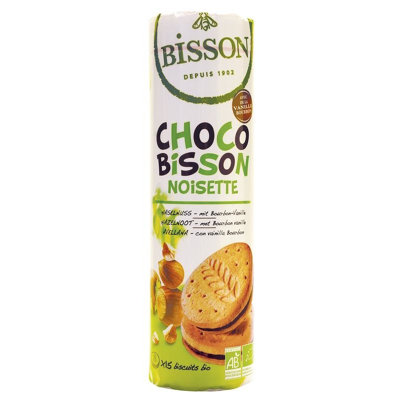 Afbeelding van Bisson Chocolade Hazelnoot Bio, 300 gram