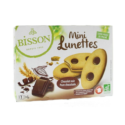 Afbeelding van Bisson Lunettes mini chocolade 175 g