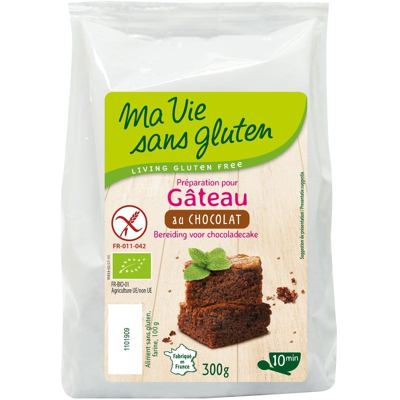 Afbeelding van Ma Vie Sans Chocolade cakemix bio glutenvrij 300 g