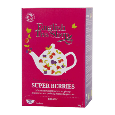 Afbeelding van English Tea Shop Super Berries Mix Biologisch 20st