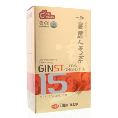 Afbeelding van Ilhwa Ginst15 Korean ginseng tea 30 zakjes