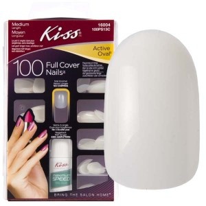 Afbeelding van Kiss 100 Full Cover Nails Active Oval