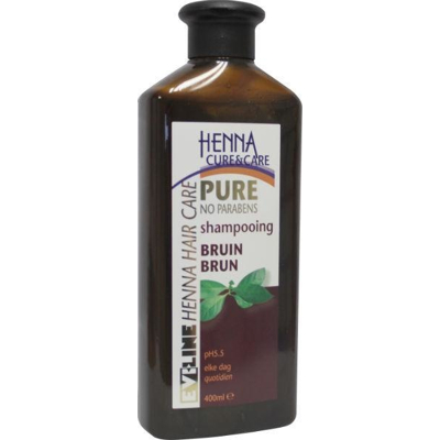 Afbeelding van Henna Cure &amp; Care Shampoo pure bruin 400 ml