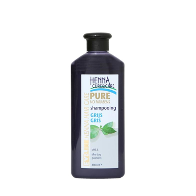Afbeelding van Henna Cure &amp; Care Shampoo grijs 400 ml
