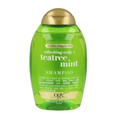 Afbeelding van Ogx Extra Strength Shampoo Refr Scalp &amp; Tea Tree Mint, 385 ml