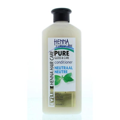 Afbeelding van Evi Line Henna Cure &amp; Care Conditioner Pure Neutraal 400ML