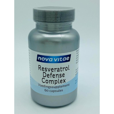 Afbeelding van Nova Vitae Resveratrol 100mg Defense Complex, 60 capsules