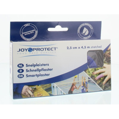 Afbeelding van Joy2protect Snelpleisters Blauw 2.5cm X 4.5m, 2rol