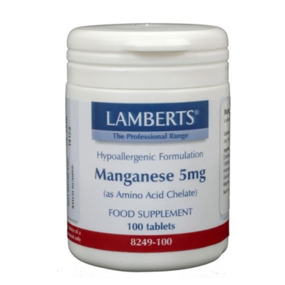 Afbeelding van Lamberts Mangaan (manganese) 4 mg 100 tabletten
