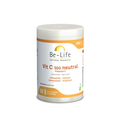 Afbeelding van Be life Vitamine C 500 Neutral, 50 capsules