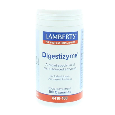 Afbeelding van Lamberts Digestizyme Spijsverteringsenzymen, 100 Veg. capsules
