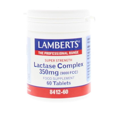Afbeelding van Lamberts Lactase Complex 350mg, 60 tabletten