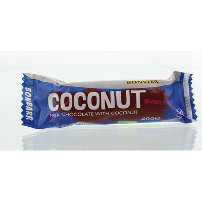 Afbeelding van BonVita Coconut Ricemilk Chocolate Bar 40GR