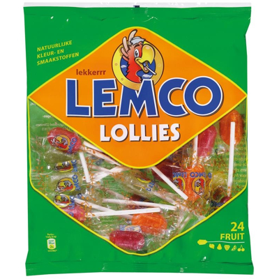 Afbeelding van Lemco Vruchten lollies 240 g
