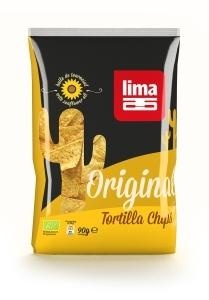 Afbeelding van Lima Tortilla Chips Original Bio, 90 gram