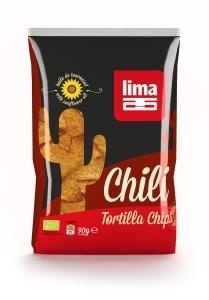 Afbeelding van Lima Tortilla Chips Chili Bio, 90 gram