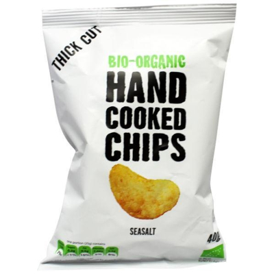 Afbeelding van Trafo Chips Handcooked Zout Bio, 40 gram