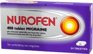 Afbeelding van Nurofen Migraine Tablet Omhuld 400mg