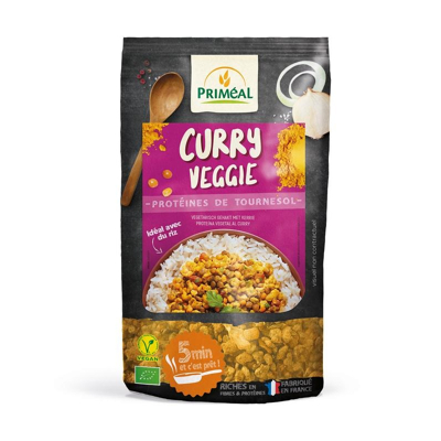 Afbeelding van Primeal Curry Veggie gehakt met kerrie bio 150 g