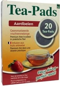 Afbeelding van Geels Strawberry vruchtmelange tea pads 20 stuks
