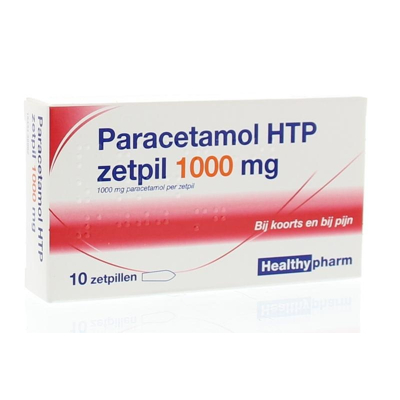 Afbeelding van Paracetamol Htp Zetpil 1000mg