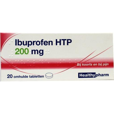 Afbeelding van Ibuprofen Htp Tablet Omhuld 200mg