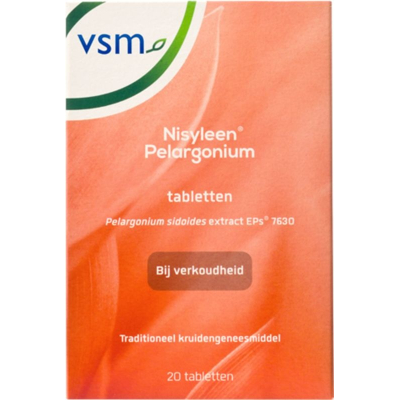 Afbeelding van Vsm Nisyleen Pelargonium, 20 tabletten