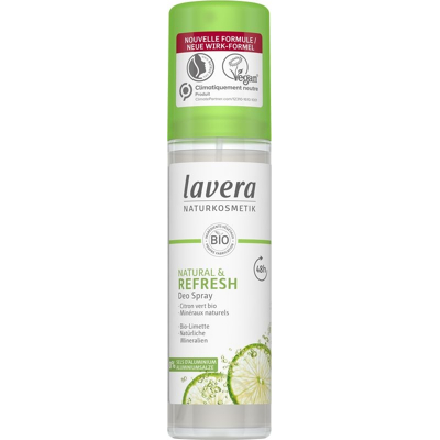 Afbeelding van Lavera Deodorant Spray Natural &amp; Refresh Bio Fr de, 75 ml