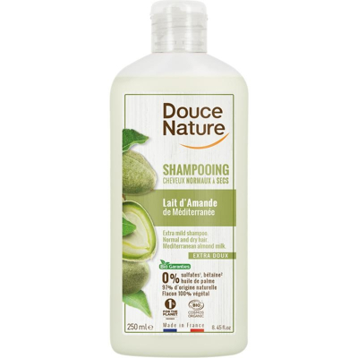 Afbeelding van Douce Nature Shampoo normaal/droog haar amandelmelk 250 ml