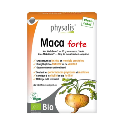 Afbeelding van Physalis Maca Forte Bio 30 tabletten