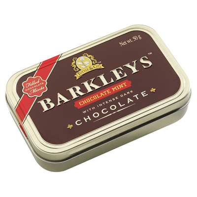 Afbeelding van Barkleys Chocolate Mints Mint, 50 gram