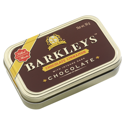 Afbeelding van Barkleys Chocolate Mints Cinnamon, 50 gram