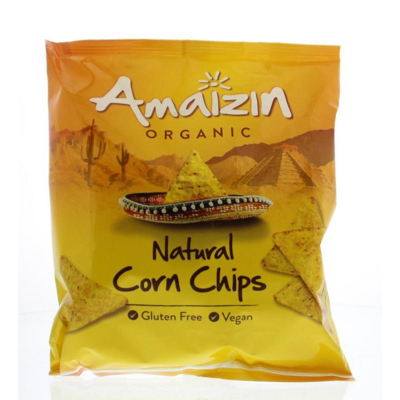 Afbeelding van Amaizin Corn Chips Natural Bio, 75 gram