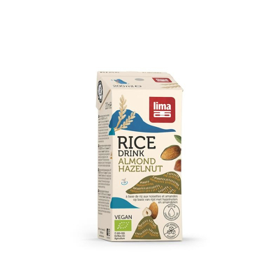 Afbeelding van Lima Rice Drink Hazelnoot amandel Bio, 200 ml