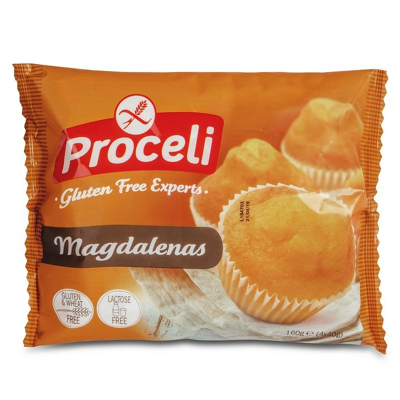 Afbeelding van Proceli Magdalenas glutenvrij 4 stuks 160 g