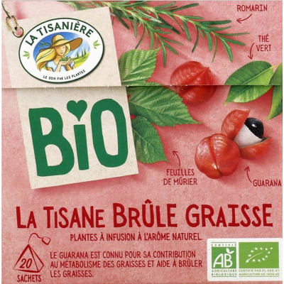 Afbeelding van La Tisaniere Brule graisse bio 20 zakjes