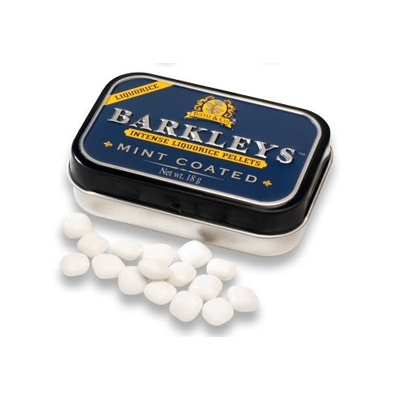 Afbeelding van Barkleys Liquorice pellets mint coated 18 g
