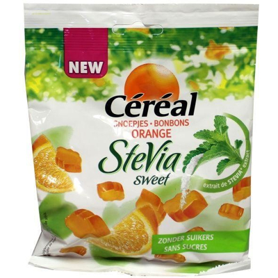 Afbeelding van Cereal Snoep Orange Stevia, 120 gram