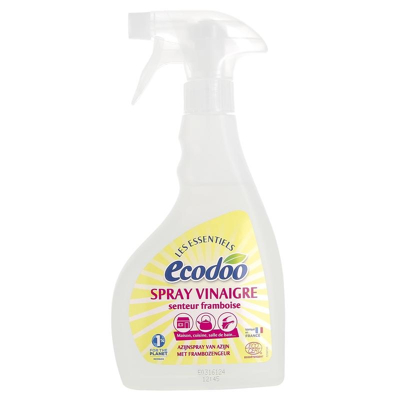 Afbeelding van Ecodoo Witte alcoholazijn met frambozengeur spray 500 ml