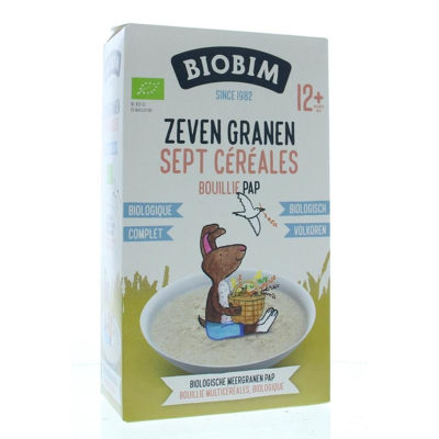 Afbeelding van Biobim 7 Granenpap 12+ maanden bio 250 g