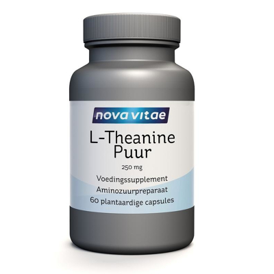 Afbeelding van Nova Vitae L Theanine puur 250 mg 60 capsules