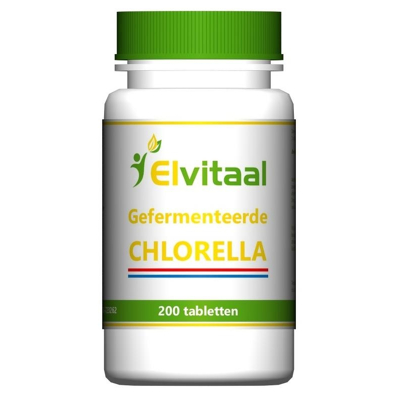 Afbeelding van Elvitaal/elvitum Chlorella 250mg Nederlands, 200 tabletten