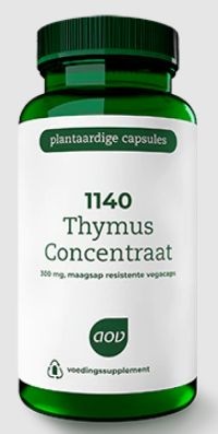 Afbeelding van AOV 1140 Thymus Concentraat 300mg, 60 Veg. capsules