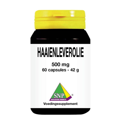 Afbeelding van Snp Haaienleverolie 500 Mg, 60 capsules