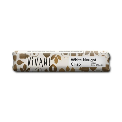 Afbeelding van Vivani Chocolade Reep White Nougat Multi verpakking 18x35GR